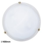 Lubinis šviestuvas Alabastro E27 2x MAX 60W (Balta)