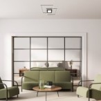 Lubinis šviestuvas Casimir LED 40W 4000K Neutrali balta (Matinė Juoda)