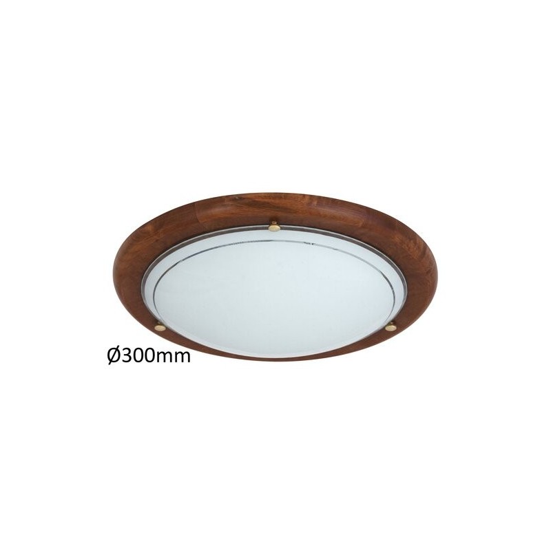 Lubinis šviestuvas Ufo E27 1x MAX 60W (Ąžuolo)