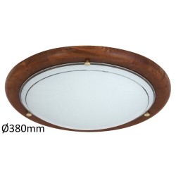 Lubinis šviestuvas Ufo E27 2x MAX 60W (Ąžuolo)