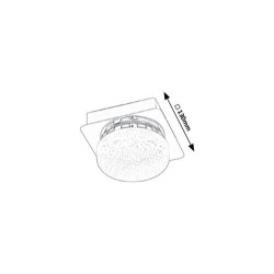Lubinis šviestuvas Hilary LED 5W 4000K Neutrali balta (Chromo)