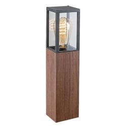 Pastatomas lauko šviestuvas Wales E27 1x MAX 60W (Ąžuolo)