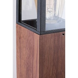 Pastatomas lauko šviestuvas Wales E27 1x MAX 60W (Ąžuolo)