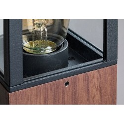 Pastatomas lauko šviestuvas Wales E27 1x MAX 60W (Ąžuolo)
