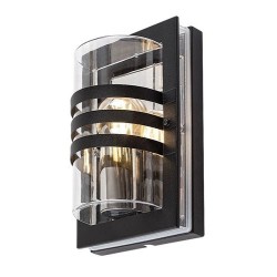 Sieninis lauko šviestuvas Orlova E27 1x MAX 40W (Juoda)