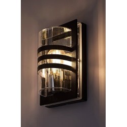 Sieninis lauko šviestuvas Orlova E27 1x MAX 40W (Juoda)