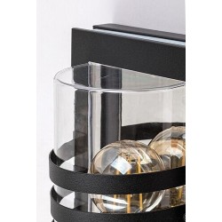 Sieninis lauko šviestuvas Orlova E27 1x MAX 40W (Juoda)
