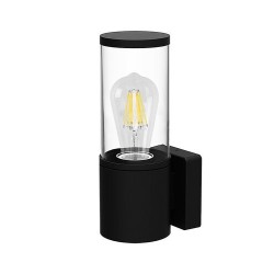 Sieninis lauko šviestuvas Wellington E27 1x MAX 60W (Matinė Juoda)