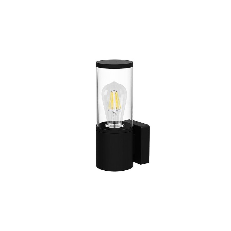 Sieninis lauko šviestuvas Wellington E27 1x MAX 60W (Matinė Juoda)