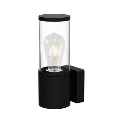 Sieninis lauko šviestuvas Wellington E27 1x MAX 60W (Matinė Juoda)