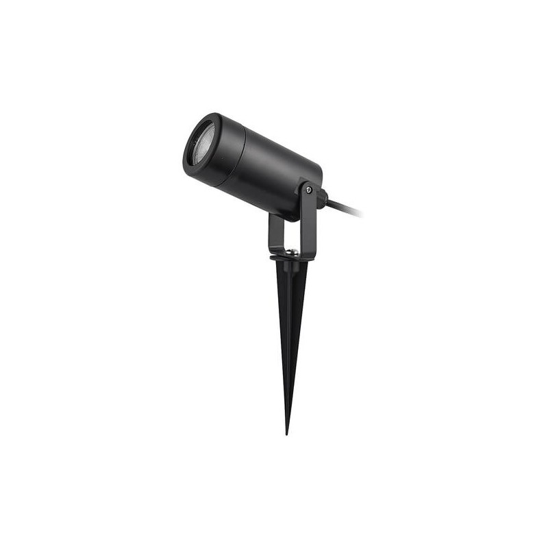 Įsmeigiamas lauko šviestuvas Krobia GU10 1x MAX 4W (Juoda)