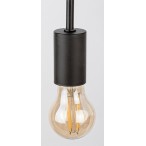 Sieninis šviestuvas Manzur E27 1x MAX 40W (Juoda)