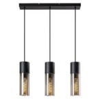 Pakabinamas šviestuvas Ronno E27 3x MAX 25W (Juoda)