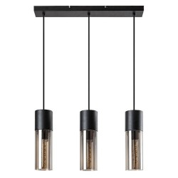 Pakabinamas šviestuvas Ronno E27 3x MAX 25W (Juoda)