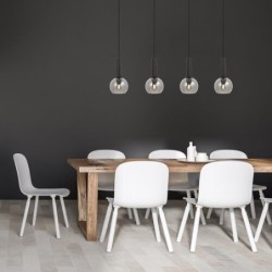 Pakabinamas šviestuvas Centio E27 4x MAX 40W (Juoda)