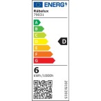 LED lemputė E14 Filament-LED 6W G45 3000K Šilta balta