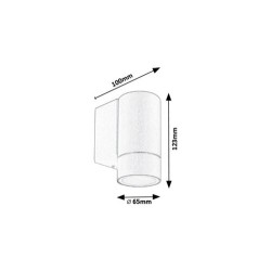 Sieninis lauko šviestuvas Phoenix GU10 1X MAX 10W (Antracito)