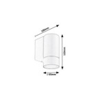 Sieninis lauko šviestuvas Phoenix GU10 1X MAX 10W (Antracito)