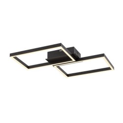 Lubinis šviestuvas Ludano LED 40W 2700-6500K CCT keičiama balta spalva (Matinė Juoda)