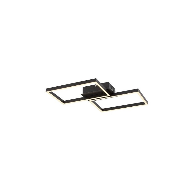 Lubinis šviestuvas Ludano LED 40W 2700-6500K CCT keičiama balta spalva (Matinė Juoda)