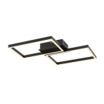 Lubinis šviestuvas Ludano LED 40W 2700-6500K CCT keičiama balta spalva (Matinė Juoda)