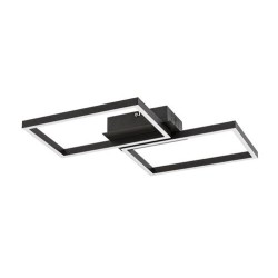 Lubinis šviestuvas Ludano LED 40W 2700-6500K CCT keičiama balta spalva (Matinė Juoda)