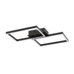 Lubinis šviestuvas Ludano LED 40W 2700-6500K CCT keičiama balta spalva (Matinė Juoda)