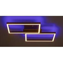 Lubinis šviestuvas Ludano LED 40W 2700-6500K CCT keičiama balta spalva (Matinė Juoda)