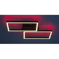 Lubinis šviestuvas Ludano LED 40W 2700-6500K CCT keičiama balta spalva (Matinė Juoda)