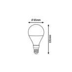LED lemputė E27 SMD-LED 17W A65 3000K Šilta balta