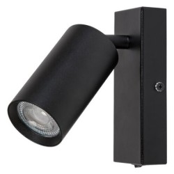 Sieninis šviestuvas Solo GU10 1X MAX 25W (Juoda)