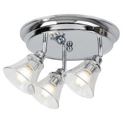 Lubinis šviestuvas Antoine E14 3x MAX 40W (Chromo)