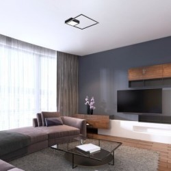 Lubinis šviestuvas Sirius LED 30W 4000K Neutrali balta (Matinė Juoda)