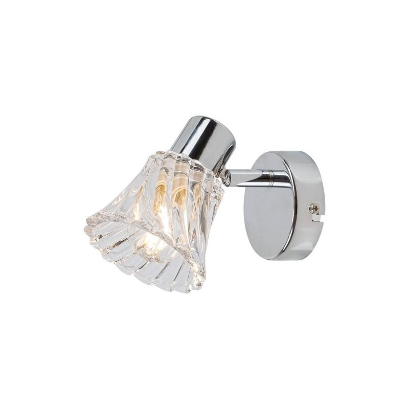 Sieninis šviestuvas Hestia E14 1x MAX 40W (Chromo)