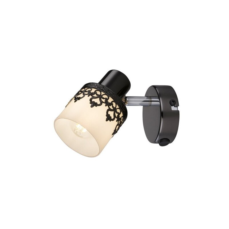 Sieninis šviestuvas Lacey E14 MAX 40W (Juoda)