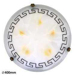 Lubinis šviestuvas Etrusco E27 2x MAX 60W (Balta)