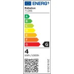 Sieninis šviestuvas Gello LED 4W 3000K Šilta balta (Juoda)