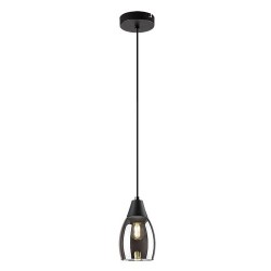 Pakabinamas šviestuvas Ilmari E27 1x MAX 15W (Juoda)