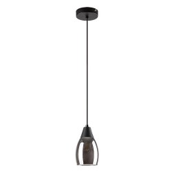 Pakabinamas šviestuvas Ilmari E27 1x MAX 15W (Juoda)