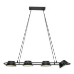 Pakabinamas šviestuvas Odiss LED 36W 3000K Šilta balta (Juoda)