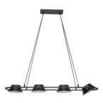 Pakabinamas šviestuvas Odiss LED 36W 3000K Šilta balta (Juoda)