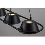 Pakabinamas šviestuvas Odiss LED 36W 3000K Šilta balta (Juoda)
