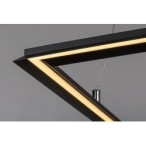 Pakabinamas šviestuvas Sidona LED 48W 3000K Šilta balta (Juoda)