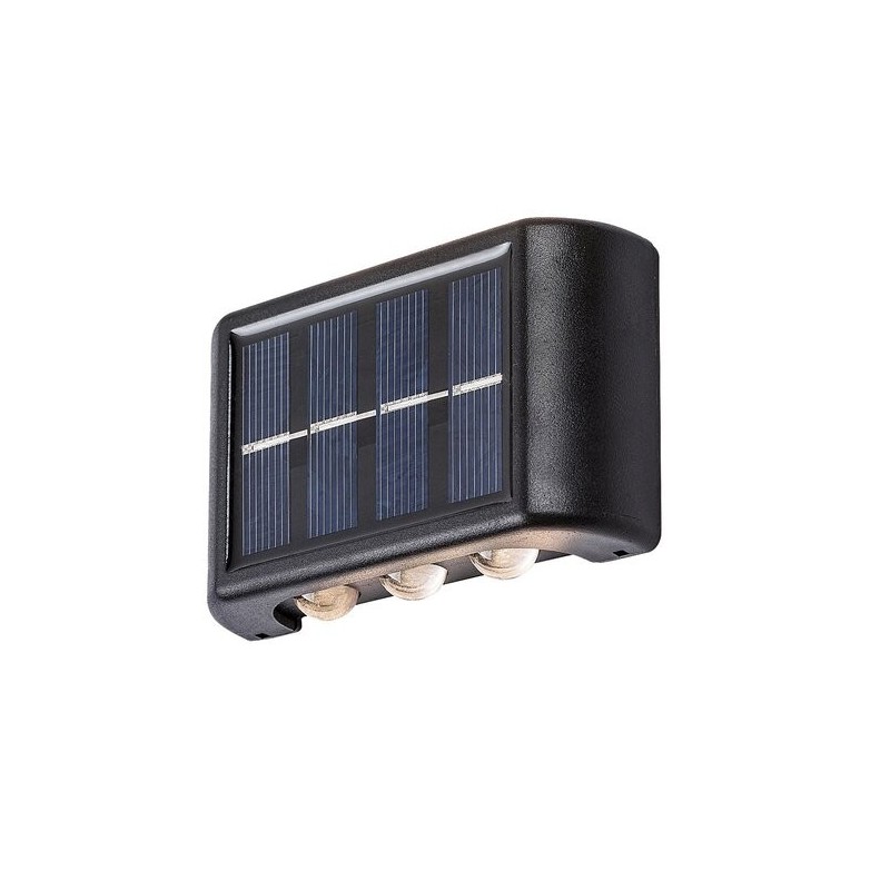 Saulės energija įkraunamas šviestuvas Kangton LED 1.2W 3000K Šilta balta (Juoda)