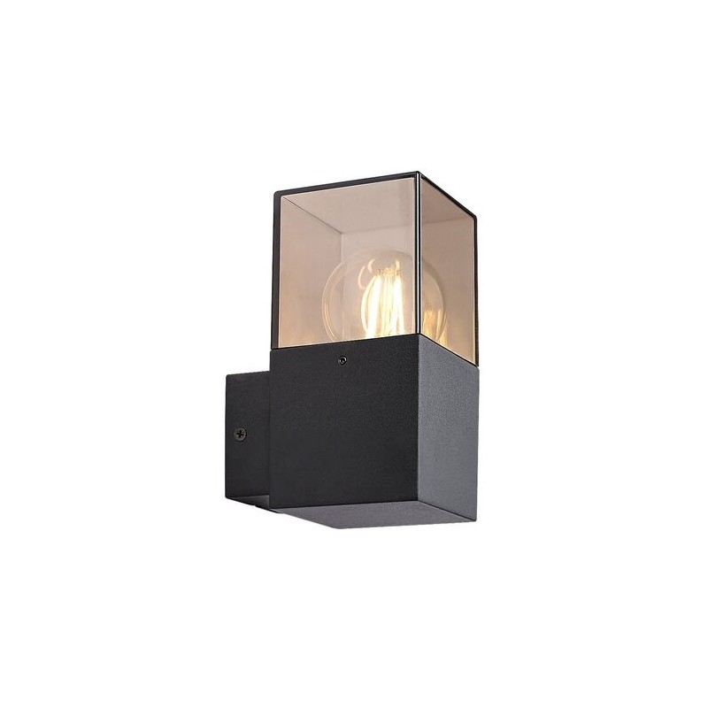 Sieninis lauko šviestuvas Loanda E27 1x MAX 12W (Juoda)
