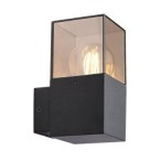 Sieninis lauko šviestuvas Loanda E27 1x MAX 12W (Juoda)