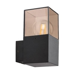 Sieninis lauko šviestuvas Loanda E27 1x MAX 12W (Juoda)