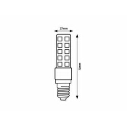 LED lemputė E14 SMD-LED 5W T20 3000K Šilta balta