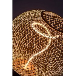 LED lemputė E27 Filament-LED 5W G125 1800K Šilta balta