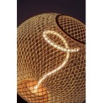 LED lemputė E27 Filament-LED 5W G125 1800K Šilta balta